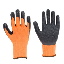 China Factory Wholesale 10G Polyester Brushed Loop Napping Liner Latex Crinkle Working Gloves Winter